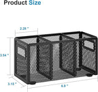 Marbrasse Mesh Pen Holder for Desk, Pencil Holder Desk Organizer 3 Adjustable - Image 2