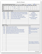 Hourly Planner Notepad. 60 Page Planning Pad w/Appointment Time Block, Task Log - Image 7