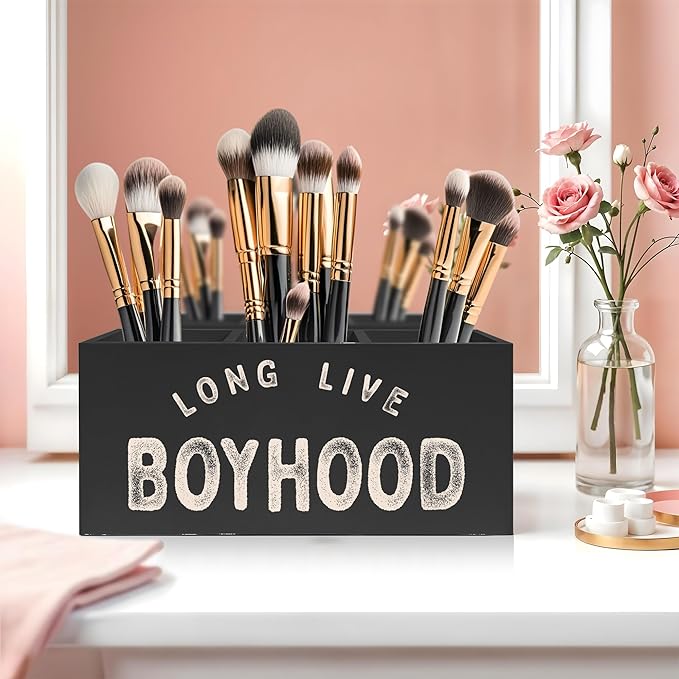 Exqcom Long Live Boyhood Pen Pencil Crayon Holder - Image 5