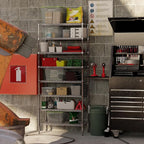 Regal Altair 18" Deep x 36" Wide x 86" Height Wire Shelving Kit | 8-Tier | NSF - Image 7