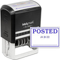 MaxMark Large Self-Inking Rubber Date Office Stamp by Maxmark