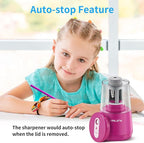 JARLINK Electric Pencil Sharpener, Heavy-Duty Helical Blade to Fast Sharpen - Image 9