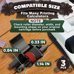 3 Pack IR40T Calculator Ink Roller, HR-100TM / Canon P23-DHV, P170-DH3 / Sharp - Image 2