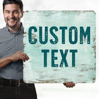 Custom Sign, Custom Street Sign, 11 Font Colors, 13 Font Styles, 4 Hole Options - Image 2