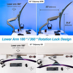 AVLT Single 17"-57" Super Ultrawide Monitor Arm - Image 5