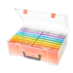 Photo Storage Box 4x6, 18 Inner Photo Case Large Photo Organizer Acid-Free by Gbivbe