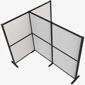 VIVO T-Shape Modular Corner Wall System, 4 Panels, Modern Professional Office by VIVO