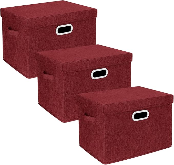 TYEERS Large Collapsible Storage Bins by StorageOrganization
