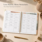 Aesthetic Teacher Planner For The 2026-2027 Academic School Year | All Incl. 8.5" X 11" Lesson Plan Book Supplies - Easily Organize Your Daily, Weekly & Monthly Classroom/homeschool Schedule