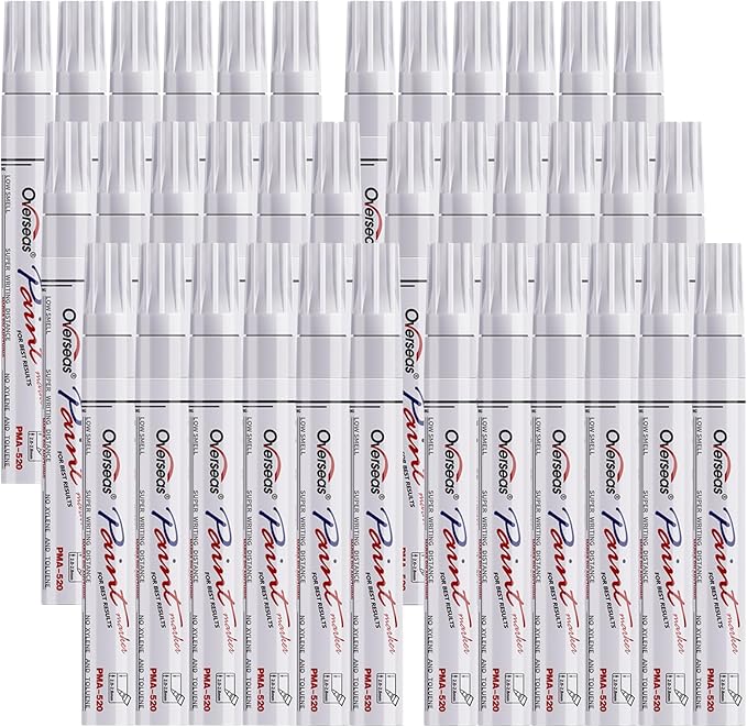 Overseas White Paint Marker Pens by Overseas