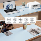 Aothia Faux Leather Desk Mat – Large Mouse Pad, Non-Slip PU Leather Blotter - Image 8