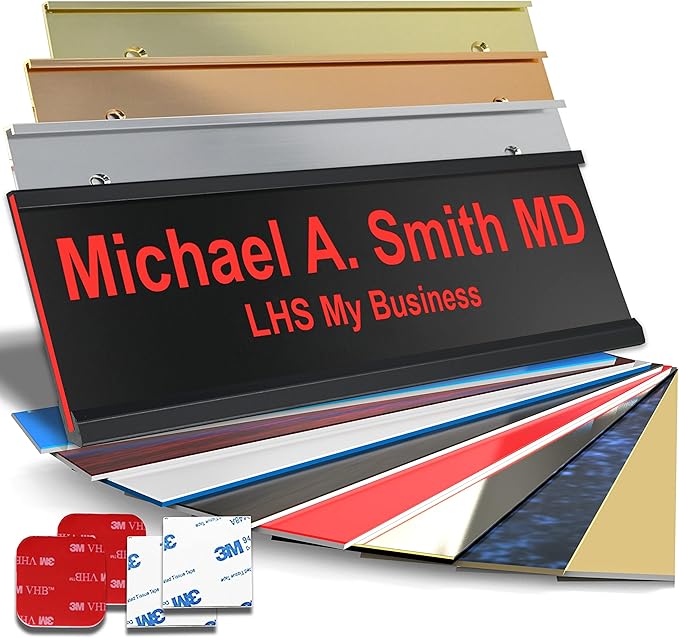 Custom Name Plate for Doors, by LHS+My+Business