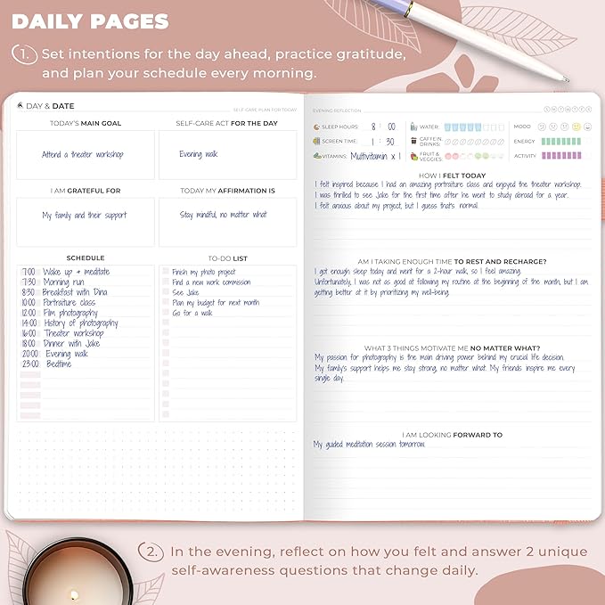 Clever Fox Self-Care Journal – Wellness & Daily Reflection Notebook – Mental - Image 4