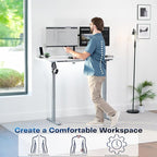 VIVO Electric Dry Erase 60 x 24 in Standing Desk, Memory Height Adjustment - Image 4