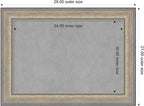 Amanti Art Silver Framed Magnetic Board 21x29 Medium Vision Board - Image 3