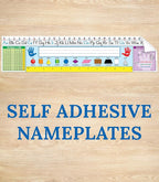 Carson Dellosa Education 30PC Quick Stick Name Plate Set offers alphabet charts - Image 5