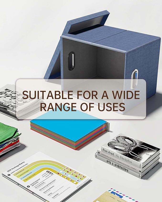 2 Pack File Storage Organizer, Document Organizer, Portable File Box - Image 5