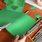 Green Shimmer Cardstock 8.5 x 11 Green Paper, Goefun 24 Sheets 80lb Card Stock - Image 5