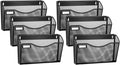 samstar 6 Pack Mesh Wall Mounted File Holder Metal Wall File Pocket Mail