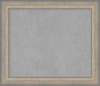Amanti Art Silver Framed Magnetic Board 25x29 Medium Vision Board by AmantiArt