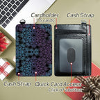 BWEGRHE Small Travel Wallets, RFID Blocking PU Leather Credit Card Holder - Image 5