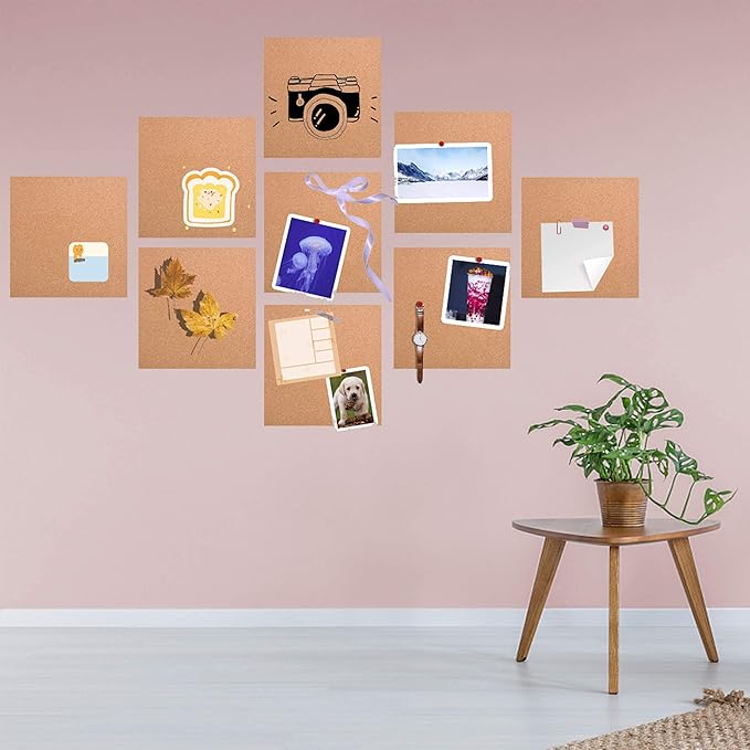 SUNGIFT Cork Board 12"x12" - Image 6