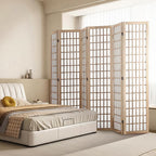 VEVOR Room Divider, 6 Panel Japanese Room Divider, Wood Folding Privacy Screen - Image 9