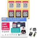 Lost Item QR Code Stickers | Customizable QR Code Labels by SeQRContact