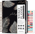 PLANBERRY Large Hourly Schedule Planner Premium – Undated Organizer by PLANBERRY