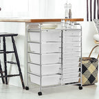 DORTALA 15-Drawer Rolling Storage Cart - Image 2