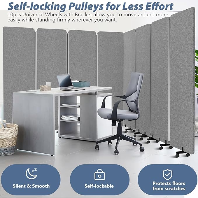 Acoustic Room Divider Privacy Panel - Image 2