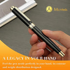 MCNTEIK 317 Fountain Pen, Stunning Luxury Piano Lacquer, 18K Gilded Nib - Image 6