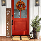 Welcome Porch Sign Decor Wooden Hanging Sign Door Porch Standing Decorative - Image 6
