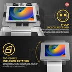 Premium Kiosk Floor Stand – CTA Locking Support Base Kiosk - Image 5