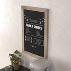 HBCY Creations 24" X 36" Weathered Lightwash Solid Wood Frame Wall Chalkboard - Image 8