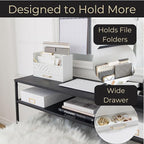 BLU MONACO White Wooden Mail Organizer - Image 4