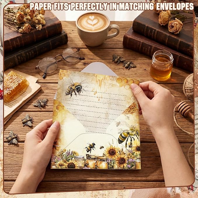 TaoBary 160 Pcs Stationery Paper Set 50 Double Sided Stationery Papers - Image 6