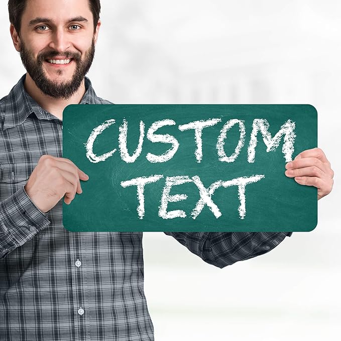 Custom Sign, Custom Street Sign, 11 Font Colors, 13 Font Styles, 4 Hole Options - Image 2
