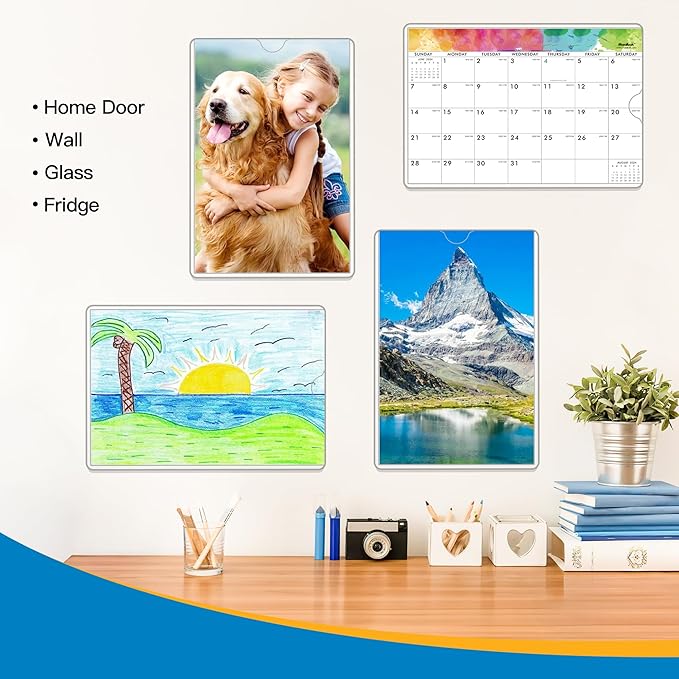 Magnetic Frames 11 x 17 Sign Holder Wall Mount 10 Pack, Rigid Clear Plastic - Image 9