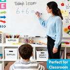 WOSWEL Dry Erase Markers, Chisel Tip Whiteboard Markers, Low Odor Thick Dry - Image 5