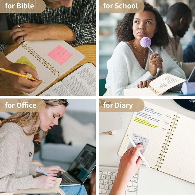 Spiral Notebook-5.75" x 8.125" College Ruled Journal - Image 6
