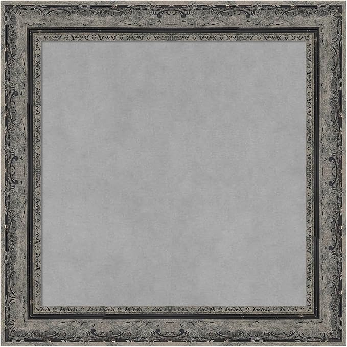 Amanti Art Black Framed Magnetic Board 20x20 Small Vision Board by AmantiArt