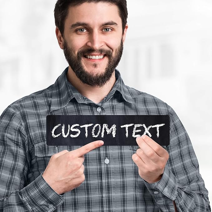 Custom Sign, Custom Street Sign, 11 Font Colors, 13 Font Styles, 4 Hole Options - Image 2