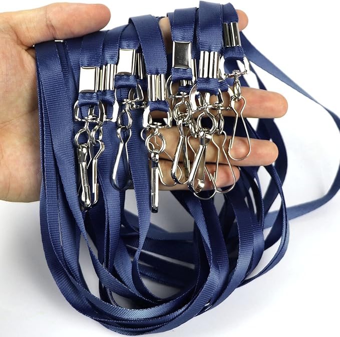Beebel Navy Blue Lanyard Bulk Lanyards - Image 6