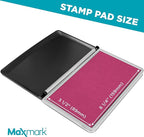MaxMark Large Premium Pink Ink Stamp Pad - Image 3