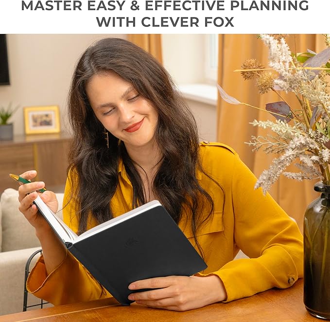 Clever Fox Planner Large – Undated Weekly & Monthly Planner - Image 2