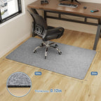 Placoot Office Chair Mat for Hardwood Floor, Desk Chair Mat, Large Anti-Slip - Image 2