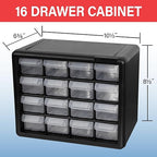 Akro-Mils 16-Drawer Plastic Drawer Storage Cabinet - Image 3