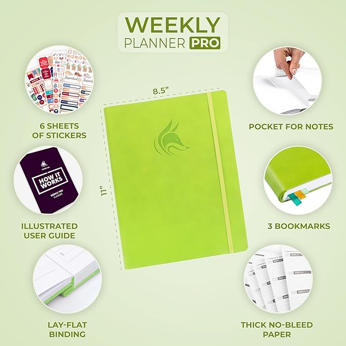 Clever Fox Planner PRO – Weekly & Monthly Life Planner to Increase Productivity - Image 2