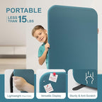 DECOLAB Freestanding Room Partition, Indoor Privacy Panel - Image 4